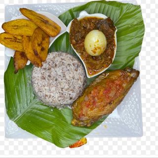 OFADA RICE X OFADA SAUCE X SAUCED TURKEY X PLANTAIN
