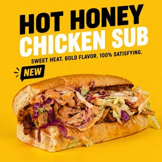 Hot Honey Chicken Sub Footlong