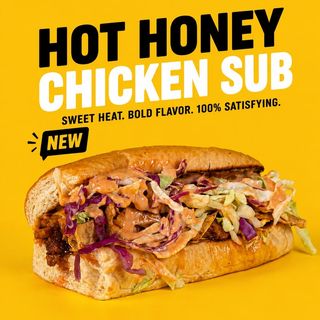 Hot Honey Chicken Sub 6-inch