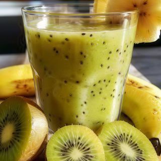 Kiwi,Pineapple&Banana Smoothie