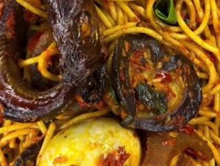 Native Jollof Spaghetti