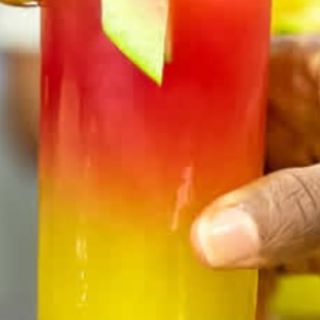 Orange, pineapple and ginger mix