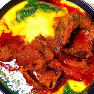 Ewedu with Gbegiri