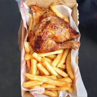 CHICKEN LAP AND CHIPS