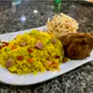 Bunma Rice + Breaded Chicken + Coleslaw