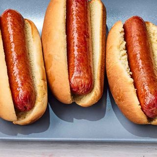 Hotdog with double sausages
