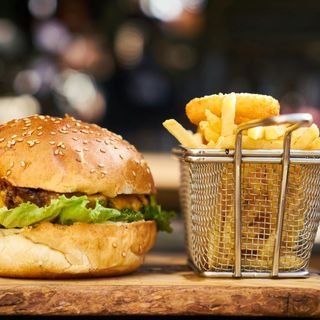 Chips and Burger Combo