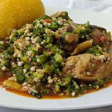 Okra vs Fried Cote Fish: + Swallow