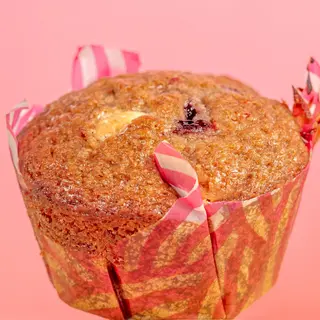 Raspberry & White Chocolate Muffin