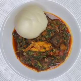 Vegetable soup with assorted + semo + 1 bottle water