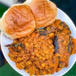 Bread & Beans Combo + Fried Fish