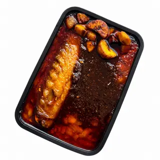 Ewa Agoyin + Turkey + Plantain