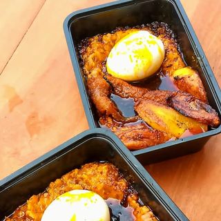 Ewa Agoyin + Egg + Kpomo