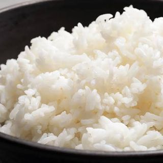 Boiled white rice
