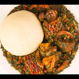 Vegetable Soup With Eba