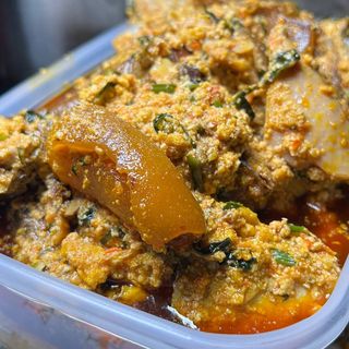 Gimme Egusi + Goat Meat 