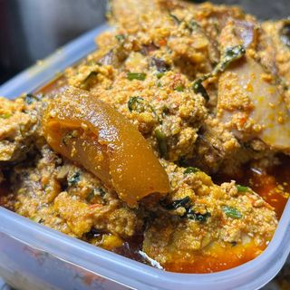 Gimme Egusi + Kpanla Fish