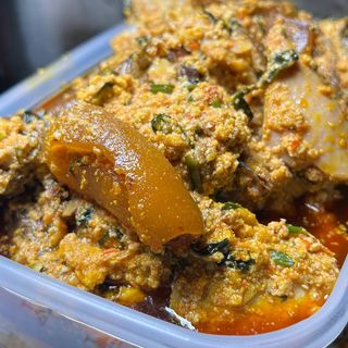 Gimme Egusi + CowLeg + Kpomo + Beef