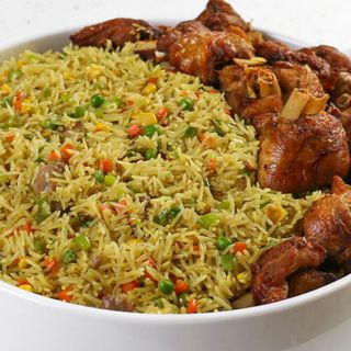 Jekoyo Fried Rice Combo + Beef+Ponmo