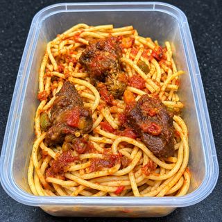 Spaghetti and Beef Combo