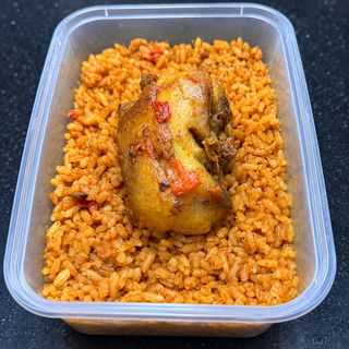 Jollof and Chicken (Small) Combo