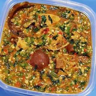 Okra soup
