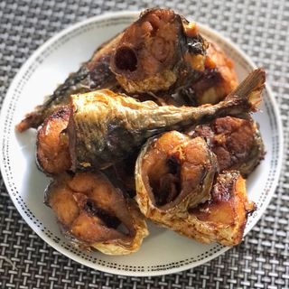 Fried fish tail