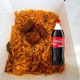 Jolly Rice with Beef + Drink