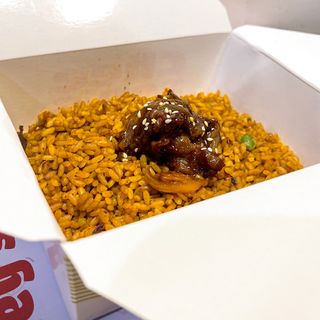Rice & Beef + Drink Combo