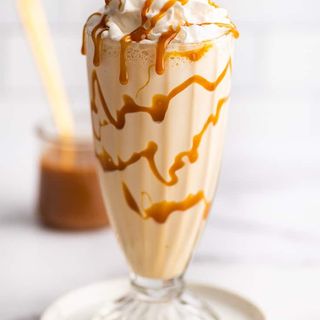 Vanilla swirl milkshake