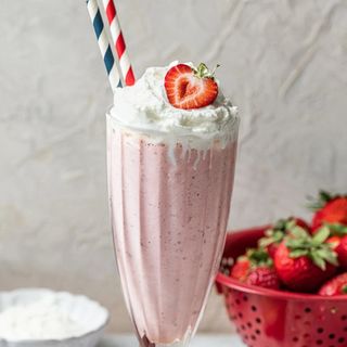 strawberry burst milkshake 