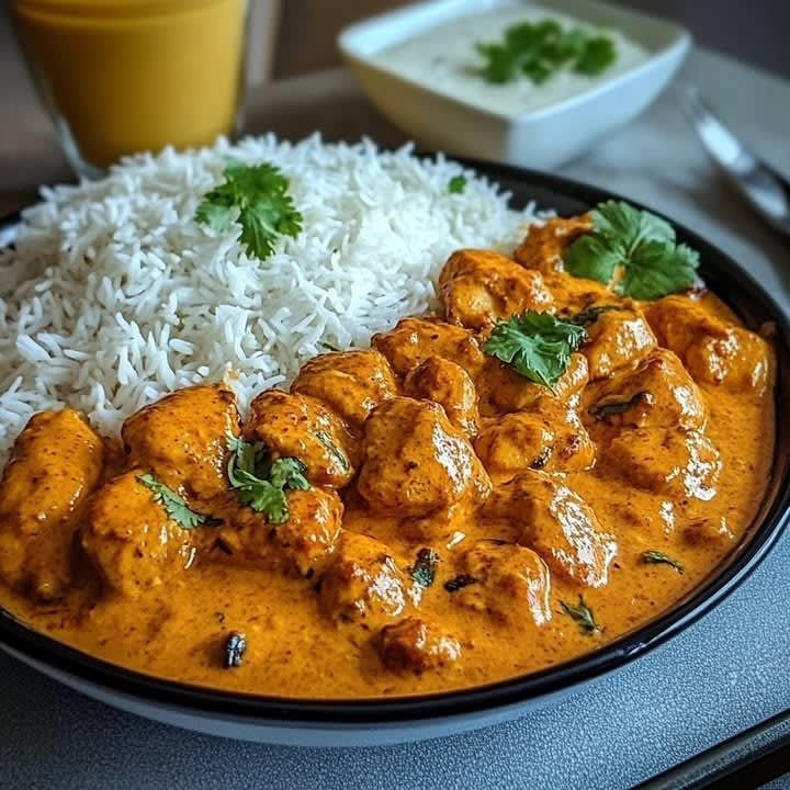Butter chicken + basmati