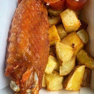 Sweet potato with turkey 