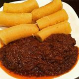 Boil plantain with turkey 