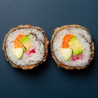 Panko Salmon Futomaki (6pcs)