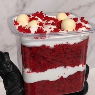 Red Velvet Cake Parfait