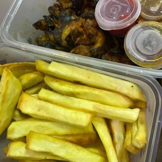 Asun and chips