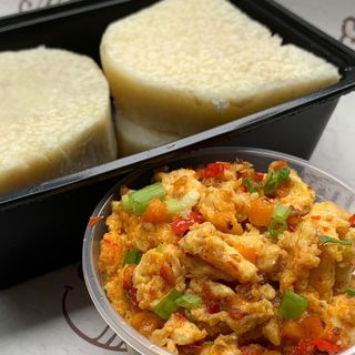 Yum Yam and Egg Sauce