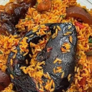 Okpehe Rice ( 2 scoops)