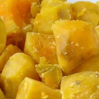 Boiled sweat potatoes 