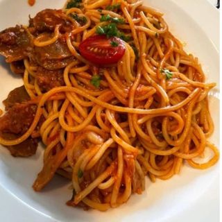 Jollof Spaghetti  ( 2 Scoops)