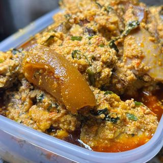 Egusi: Turkey & PoundedYam