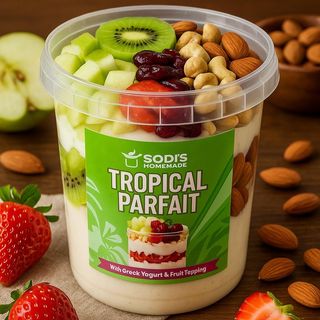 Sodi's Tropical Parfait (Sweetened)
