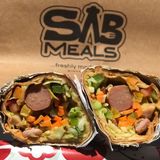 Single sausage chicken/beef shawarma