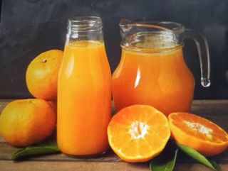 Fresh orange juice