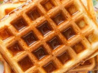 Vanilla waffles