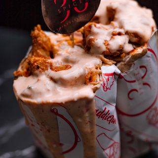 XLarge Chicken shawarma with double sausage