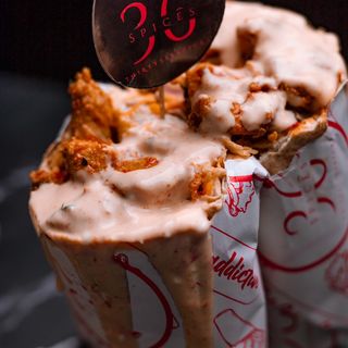 XLarge Chicken shawarma with single sausage