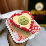 4 inches heart bento cake