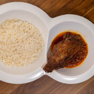 White Rice and Turkey